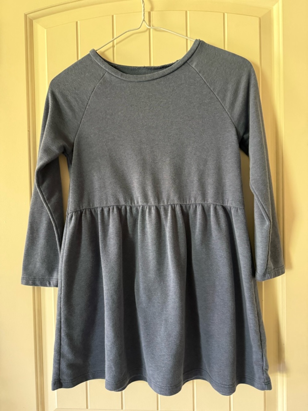 Old Navy blue Long-Sleeve Knit Peplum Dress
